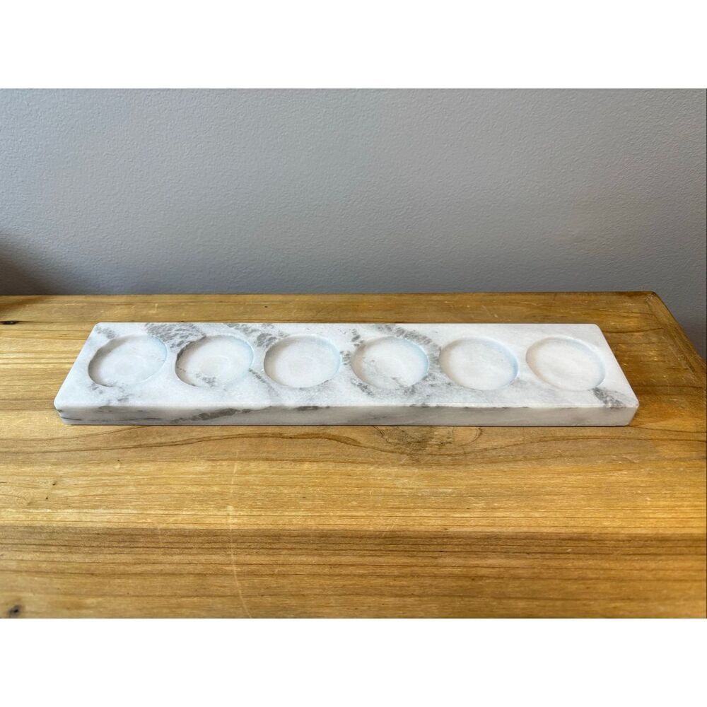 Marble tea light candle holder or shot glass holder